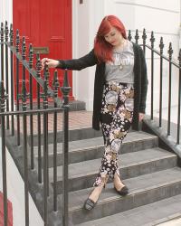 London streets & floral trousers