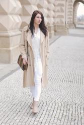 nude trench coat