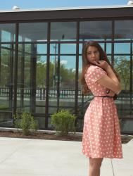 Polka Dot Dress from DownEast Basics