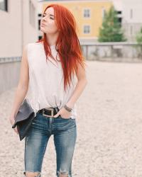 Day through Night: Jeans + Tee to LBD