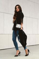 Black lace top