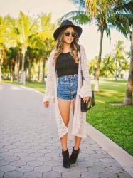 REMIX: Crochet kimono