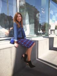 Tartan skirt