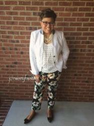 J Crew Collection Tropical Floral Pant 