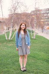 Denim + Gingham | JCP x Chictopia