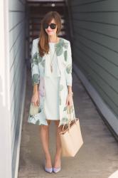 ladylike in mint and floral