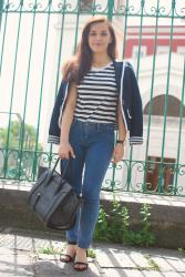 Stripes and sandals