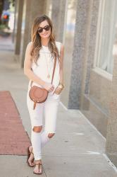 White on White + Blogger Babes