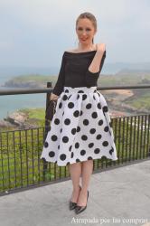 POLKA DOTS MIDI SKIRT