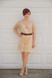 Cute Outfit of the Day: Vintage Lace Dress
