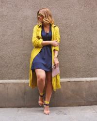 Yellow and blue