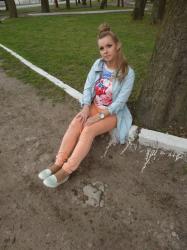 baby blue parka