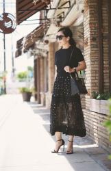 Summer All Black: Maxi Skirt & Basic Tee