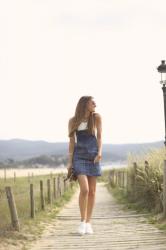 Denim dungaree (& Stradivarius giveaway!)