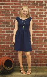 little navy dress