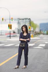 Navy Jumpsuit