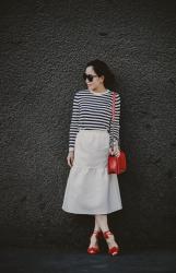 Stripe & Peplum