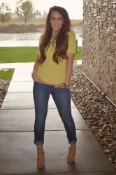 Lace Yoke Tee