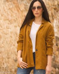 Meltin' Pot SuperSkinny Jeans & Caramel Blazer