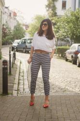 Crop Top & Navy