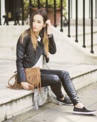 SPRING WITH NEW YORKER / LEATHER & FRINGES