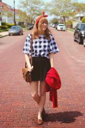 Gingham.