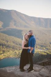 ENGAGED // adam + candace's rattlesnake ridge engagement session