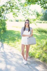 White Denim Overalls