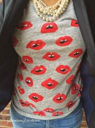 J. Crew Donald Robertson Kiss Kiss Tee