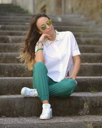 Verde smeraldo: il mio look Princesse Metropolitaine