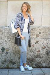 Outfit of the day: Kimono in Milan