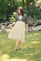 Pattern mixing polka dots | Shaped by Style