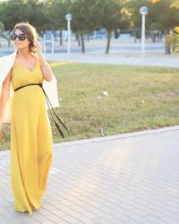 mustard long jumpsuit