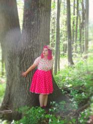 the witch & the sprite, part ii: polka dots & trilliums