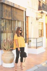 a summer shade: mustard