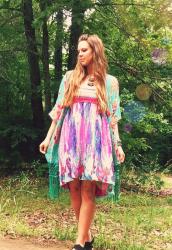Watercolors :: Kimono & Summer Dress
