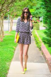 A Polished Romper.