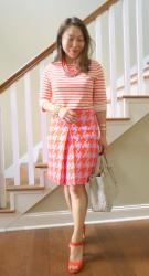 Coral Herringbone