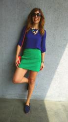 Green skirt