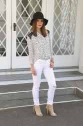 Dalmatian Print featuring Pleated Empire & Shopbop