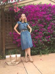 AMIClubwear - Denim Dress & Giveaway Winner!