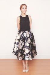 Floral Transition(Olenka top, Choies skirt, The SM Store SM...