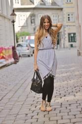 Grey BOHO DRESS