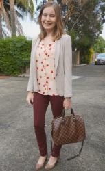 Corporate Style: Prints, Pink and Blazers