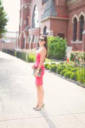 Peplum Sweetheart Dress