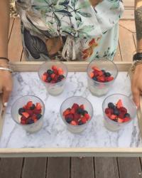 Recette light Panna cotta fruits rouges