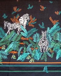 Fabric Friday #4: Zebra Border-print