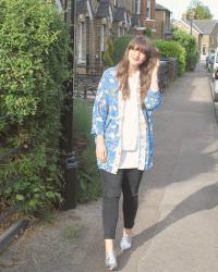 OOTD: Floral Kimono