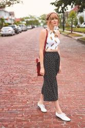 pineapples & polka dots.