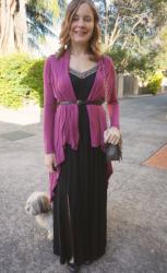 First Birthday Party Outfits: Maxi Dresses - Layered Up For Winter